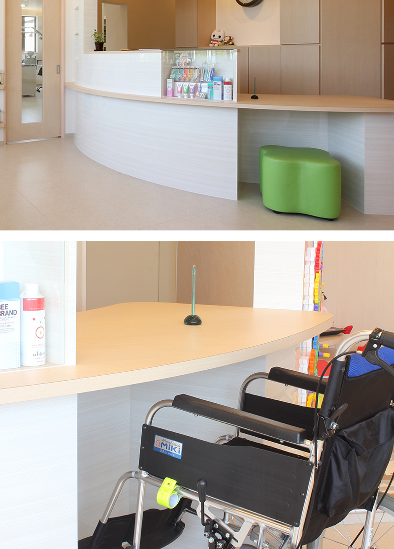 [受付カウンター写真]