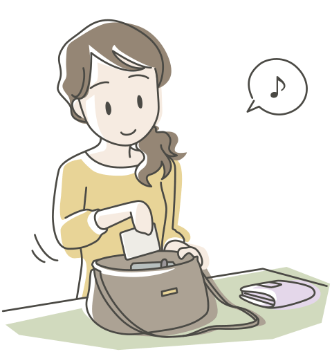 [イラスト]必要な持ち物