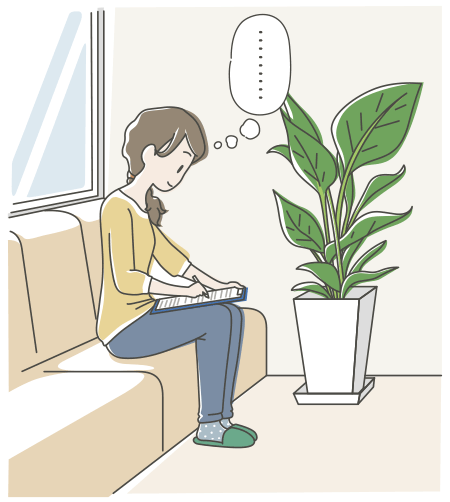 [イラスト]問診表の記入