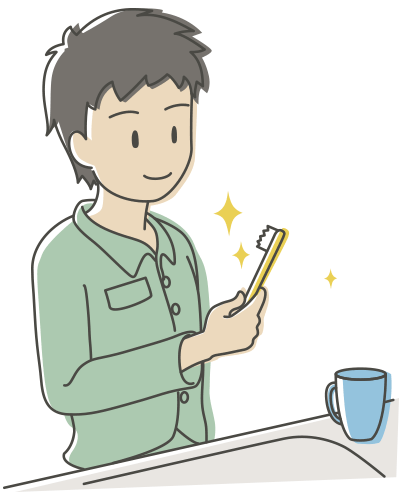 [イラスト]治療に前向きに